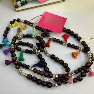 Hipchik Salma Beaded Tassel Necklace